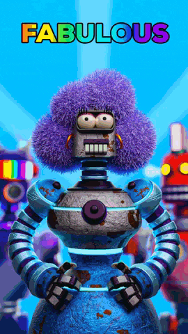 Space Robots Fabulous Robot Woman GIF
