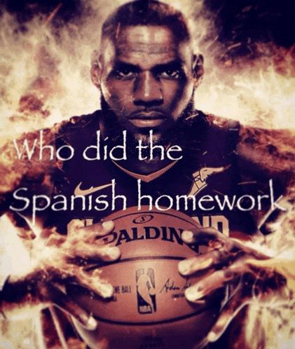 Spanish El Homework Meme