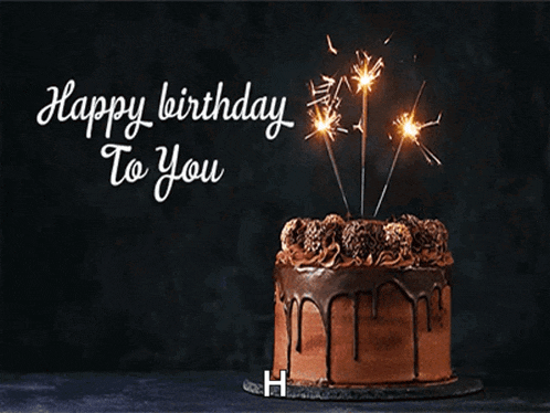 Sparklers Birthday GIF