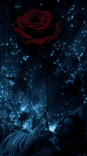 Sparkling Flowers GIF