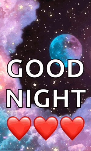 Sparkling Night Sky GIF