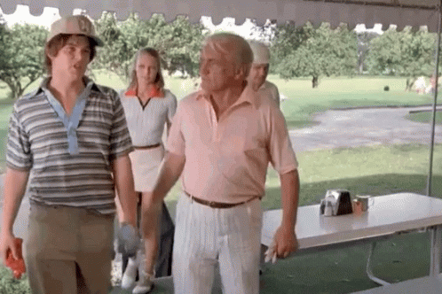 Spaulding Caddyshack GIF. This 498 x 332 animated GIF is part of our caddyshack well were waiting collection. Created by BlakeMolo. View the original…