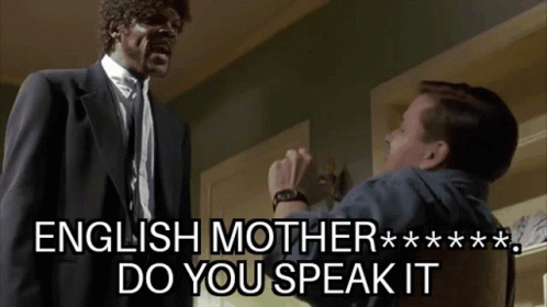 Speak English Pulp Fiction GIF