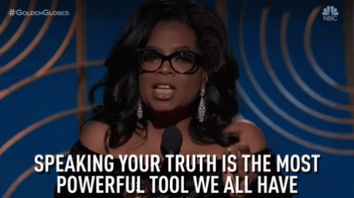 Speaking Your Truth Most Powerful Tool GIF. This 498 x 278 animated GIF is part of our oprah so what is the truth collection. Created by nbc. View the…