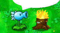 Speech Bubble Pvz Sticker