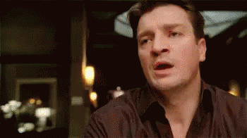 Speechless Nathan Fillion GIF