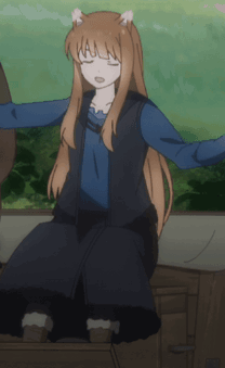 Spice And Wolf Wolf Whistle GIF. This 208 x 339 animated GIF is part of our happy merchant collection. Related themes include angry, anime girl, cute…