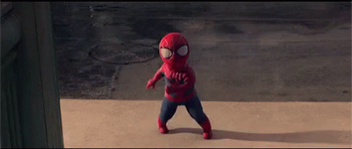 Spider Baby Spiderman Dancing GIF. This 498 x 211 animated GIF is part of our spiderman dancing collection. Related themes include dancing baby. Created by…