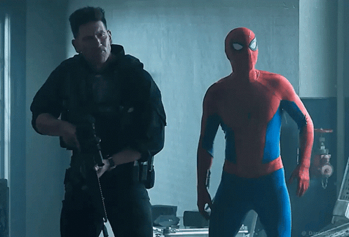 Spider-man Punisher GIF