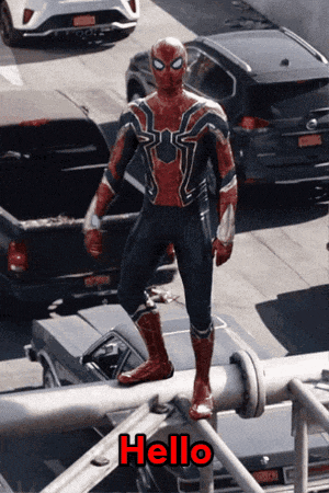 Spider-man Wave GIF