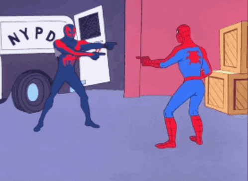 Spiderman 2099 Jumping GIF