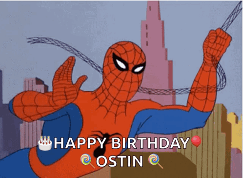 Spiderman GIF. This 498 x 365 animated GIF is part of our happy birthday avengers collection. Related themes include spiderman. Created by NSHAW46. View the…