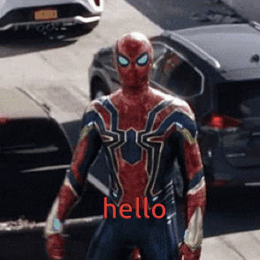 Spiderman Hello GIF. This 294 x 294 animated GIF is part of our spider man collection. Related themes include hello, spiderman, wave. Created by…