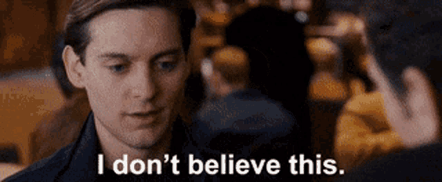 Spiderman I Dont Believe This GIF