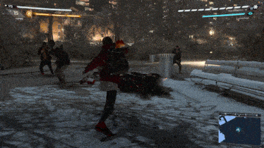 Spiderman Punch Miles Morales GIF