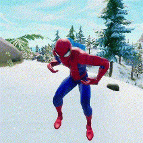 Spidey Fortress Fortnite GIF. This 498 x 498 animated GIF is part of our spiderman dancing collection. Related themes include dance, fortnite, fortnite…