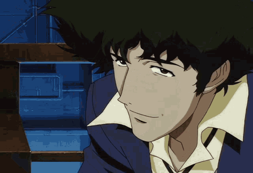 Spike Spiegel Spike Spiegel Laugh GIF. This 498 x 341 animated GIF is part of our holding back laughter collection. Related themes include anime. Created by…