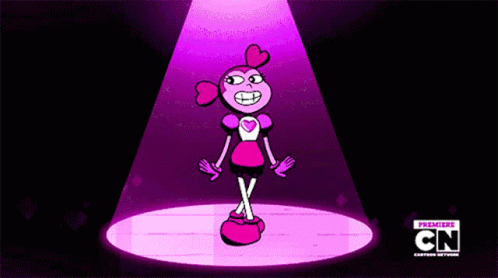 Spinel Steven Universe GIF. This 498 x 278 animated GIF is part of our steven universe star eyes collection. Related themes include dance. Created by…