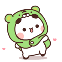 Spinning Bear Sticker