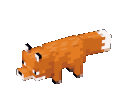 Spinning Fox Sticker