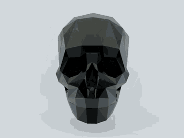 Spinning Skull GIF