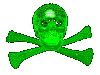 Spinning Skull Proge 2 Sticker