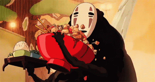 Spirited Away No Face GIF