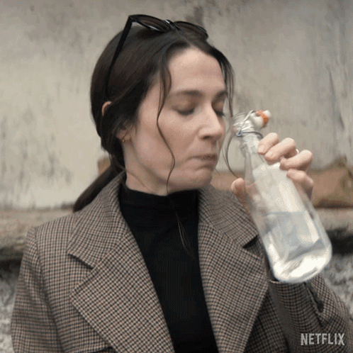 Spitting The Water Dove GIF