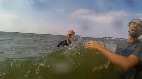 Splashing Microwave GIF