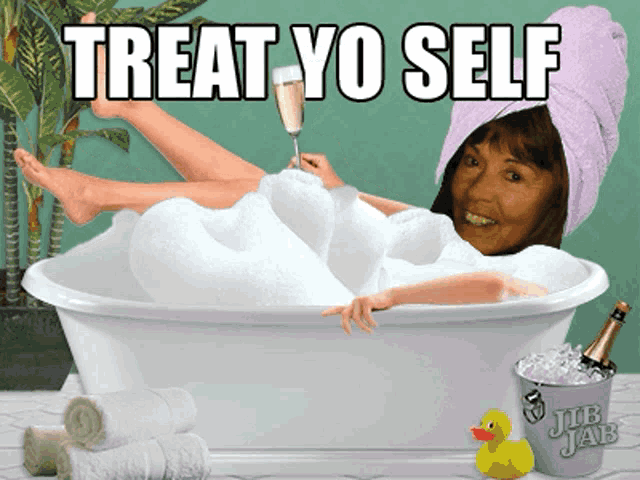 Spoil Treat Yo Self GIF