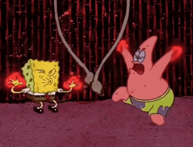 Sponge Bob Square Pants Patrick Star GIF