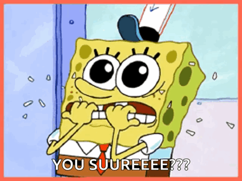 Spongebob Anxious GIF
