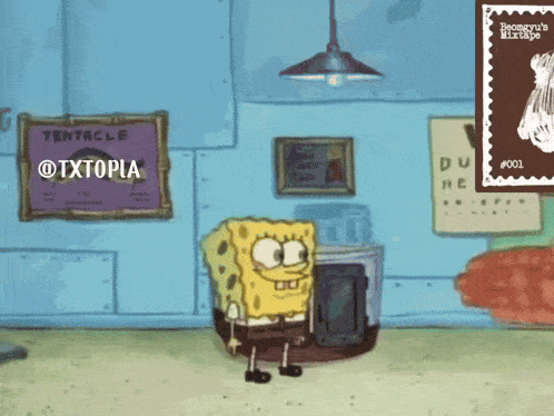 Spongebob Candy Beomgyu Panic Bear Spongebob Beomgyu GIF