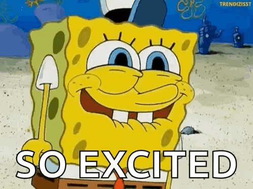 Spongebob Cant Wait GIF