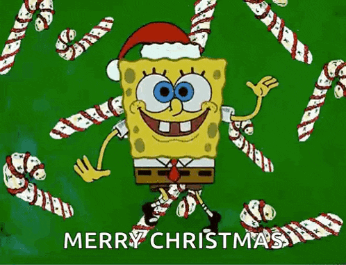 Spongebob Christmas GIF