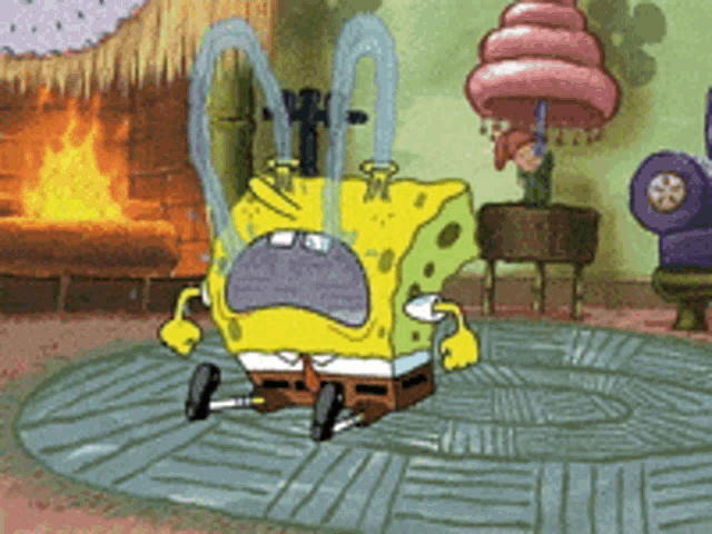 Spongebob Crying GIF