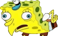 Spongebob Dumb Sticker