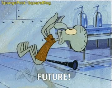 Spongebob Future GIF. This 360 x 284 animated GIF is part of our squidward future collection. Related themes include spongebob. Created by SamHemminghaus…