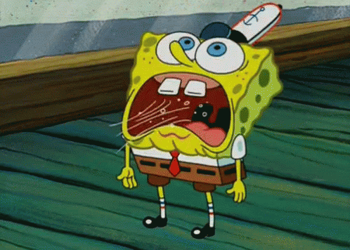 Spongebob Hyperventilation GIF