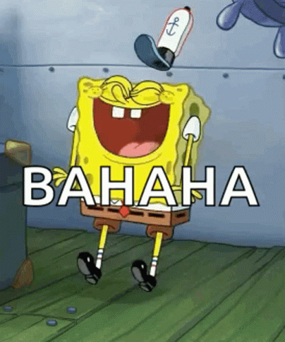 Spongebob Laughing GIF