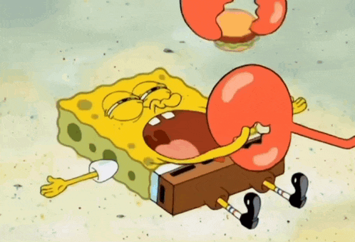Spongebob Meme Explode GIF