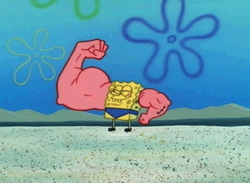 Spongebob Muscles GIF. This 498 x 365 animated GIF is part of our thanks for your attention animation minions collection. Related themes include spongebob…