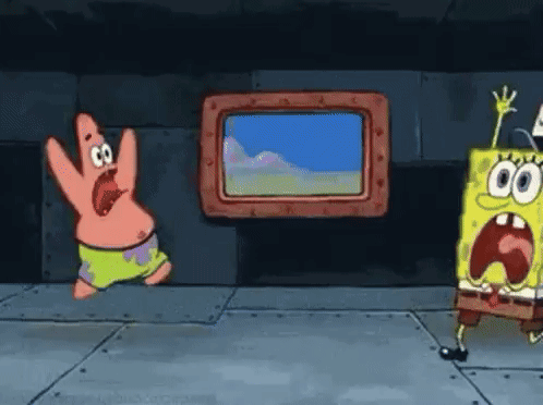 Spongebob Panic GIF