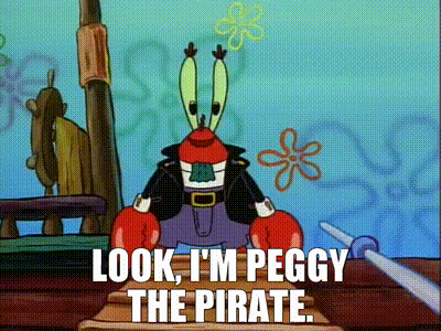 Spongebob Peggy The Pirate GIF
