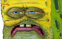 Spongebob Sick Sponge Sticker