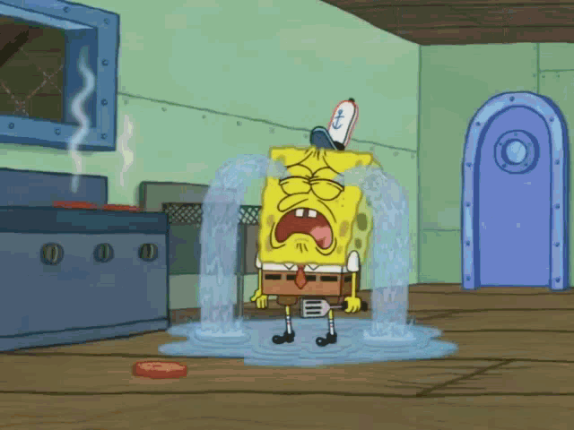 Spongebob Sobbing GIF