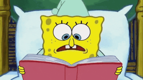 Spongebob Spongebob Reading Meme GIF