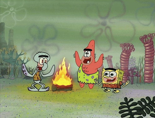 Spongebob Spongebob Squarepants GIF. This 498 x 378 animated GIF is part of our spongebob fire collection. Related themes include cheer, cheering, excited…