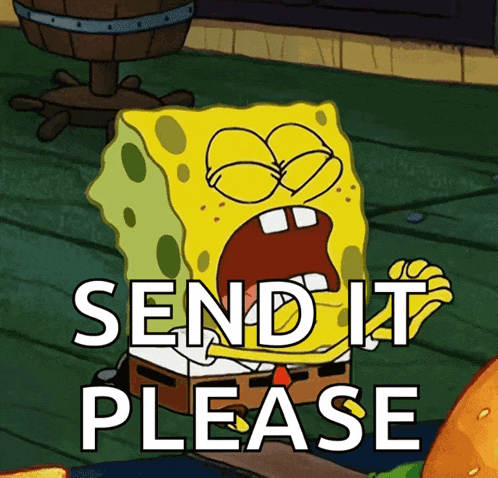 Spongebob Squarepants Begging GIF