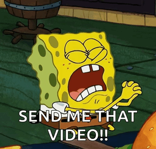 Spongebob Squarepants Begging GIF
